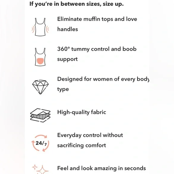 Shapermint Essentials All Day Every Day Scoop Neck Cami Black 3XL - Picture 8 of 8